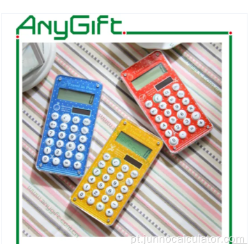 Calculadora de bolso com tamanhos diferentes